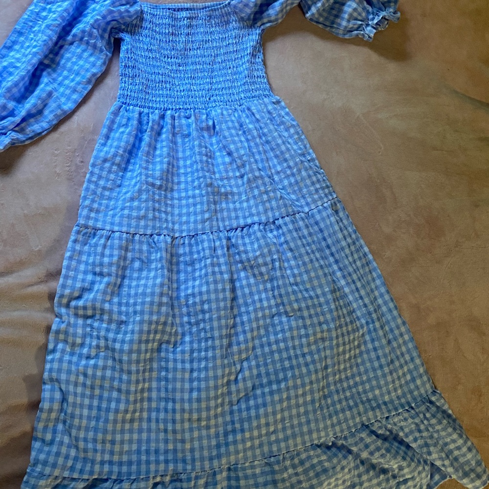 Boho Puff Sleeve Dress - Picture 4 of 5